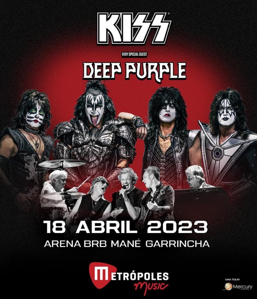 KISS e Deep Purple em Brasília: ingressos à venda - Agenda Metal