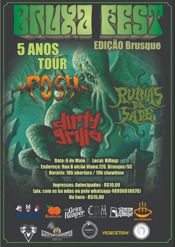 Bruxa Verde comemora cinco anos com cinco eventos - Agenda Metal