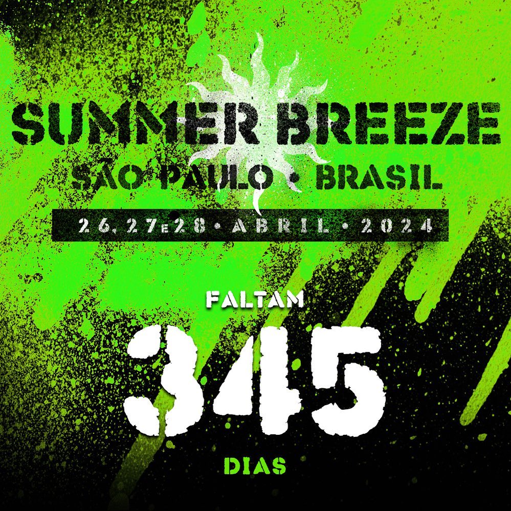 Summer Breeze Brasil anuncia line-up oficial para edição 2024; confira!