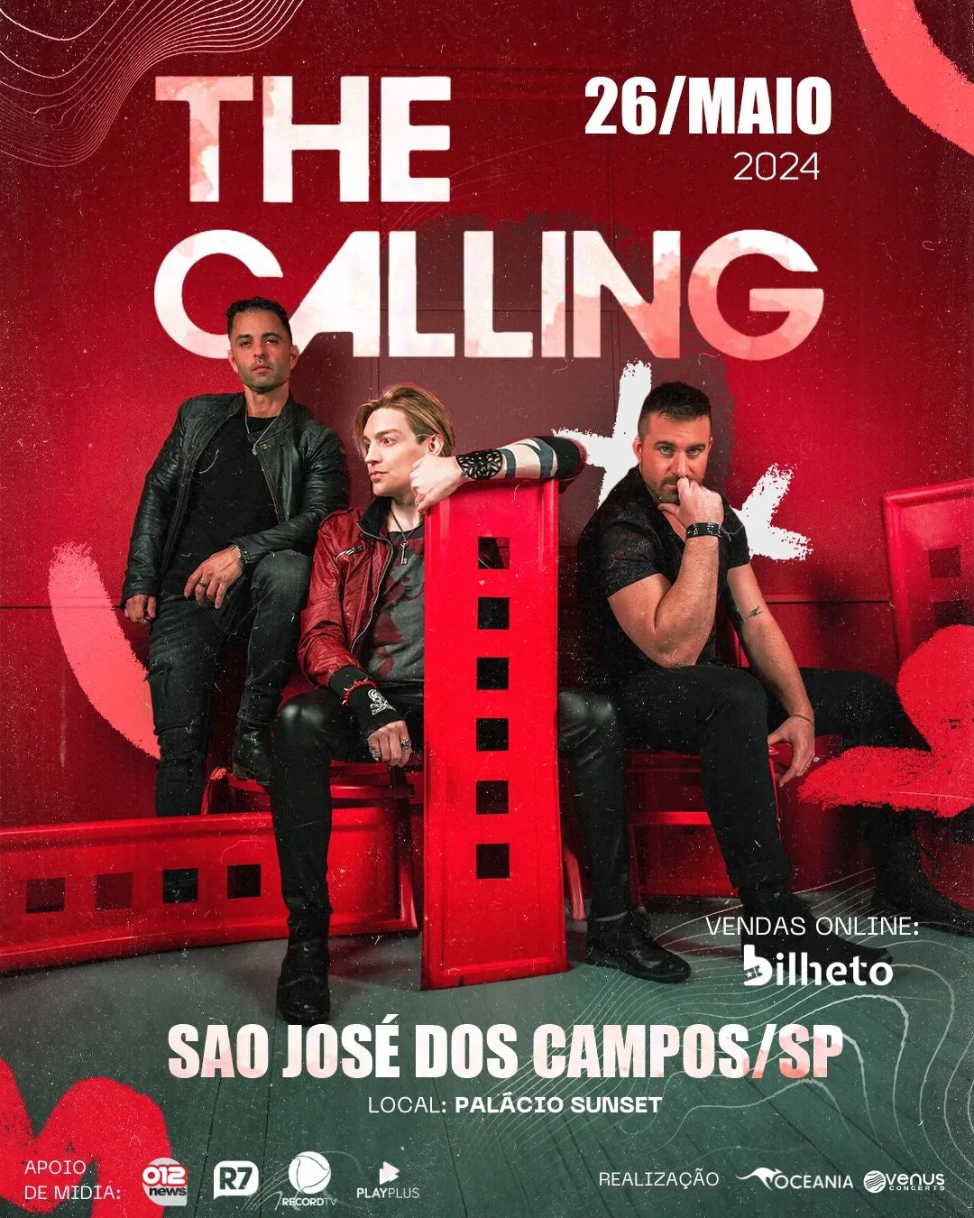 The Calling no Brasil 2024: show em São José dos Campos é confirmado -  AGENDA METAL