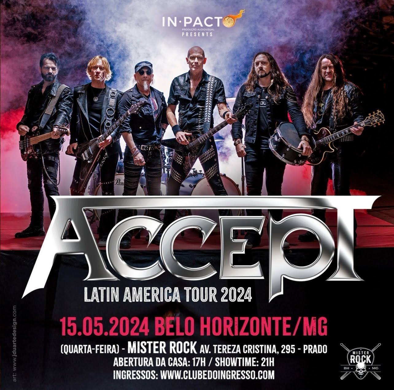 Accept no Brasil 2024 show em Belo Horizonte é confirmado Agenda Metal