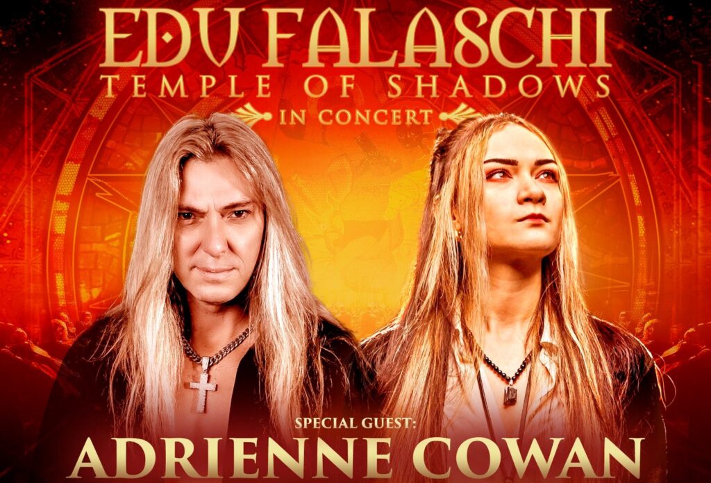 Edu Falaschi anuncia Adrienne Cowan do Seven Spires e Avantasia em concerto sinfônico em São Paulo com show especial de Roy Khan e participação de Kai Hansen do Helloween